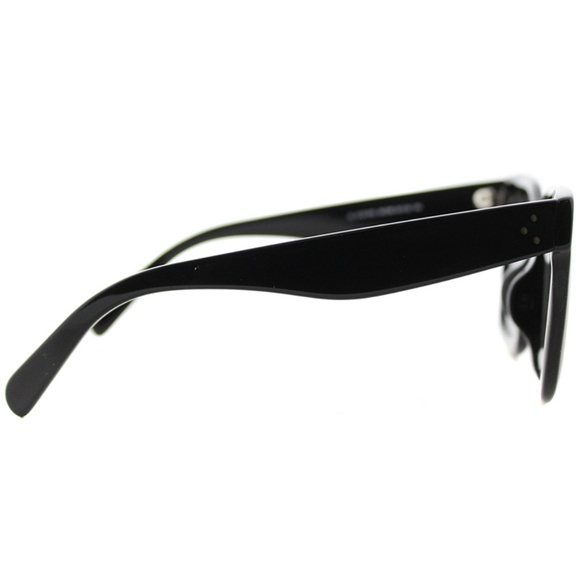 Sold Celine Square Plastic Sunglasses Frame Black - Picture 3 of 3